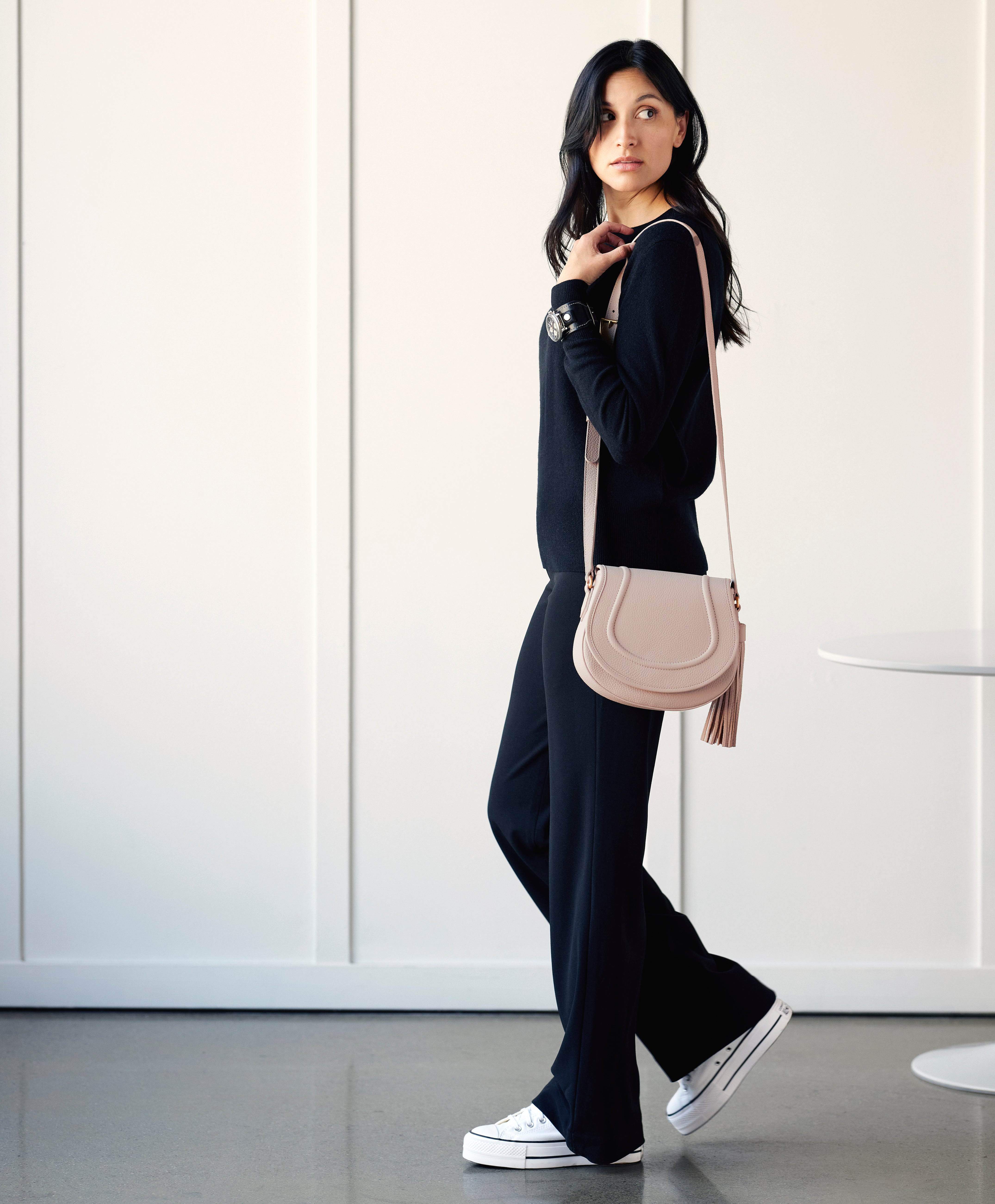 Suede Joie Saddle Bag