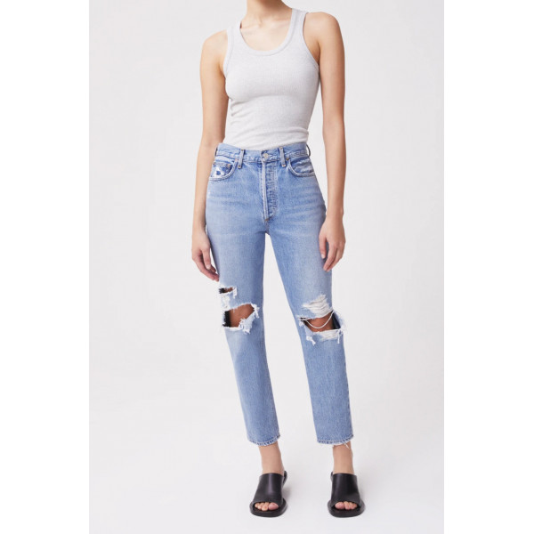Tulle High Rise Relaxed Tapered Jean