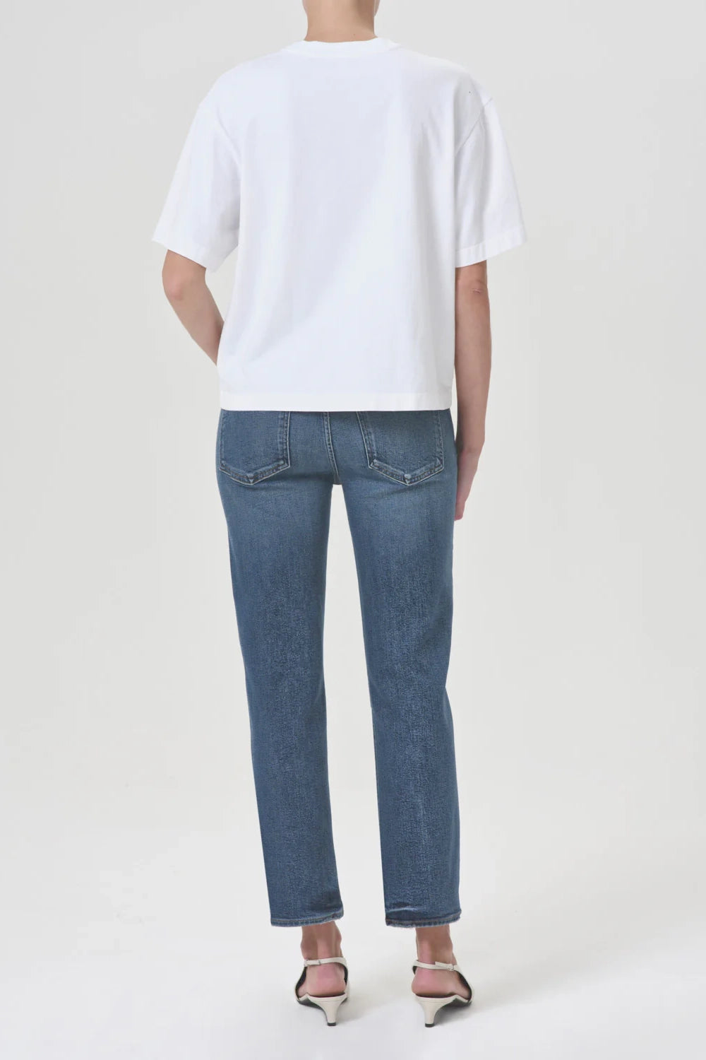 Race Mid Rise Straight Jean