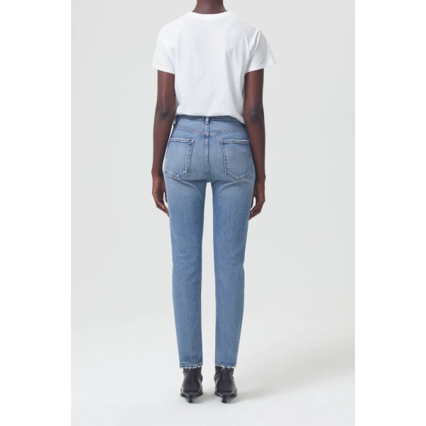 Slate Long High Rise Straight