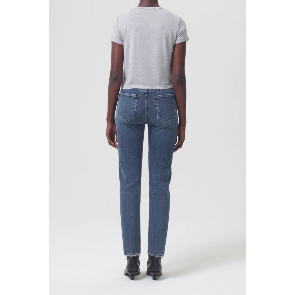 Slate Long High Rise Straight