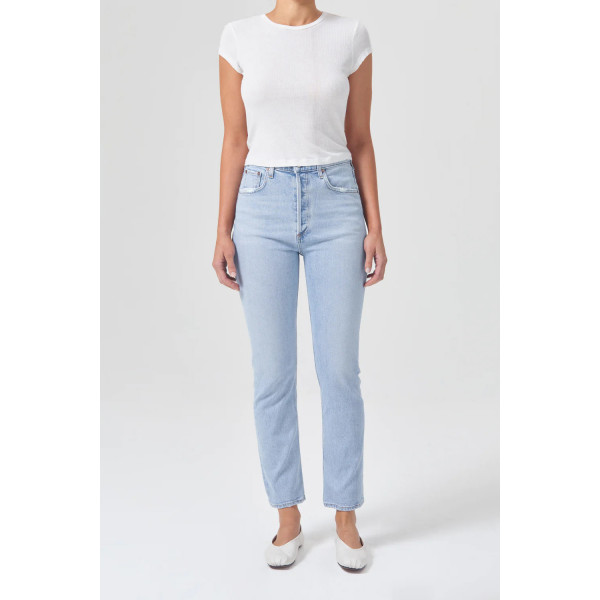 Slate Long High Rise Straight