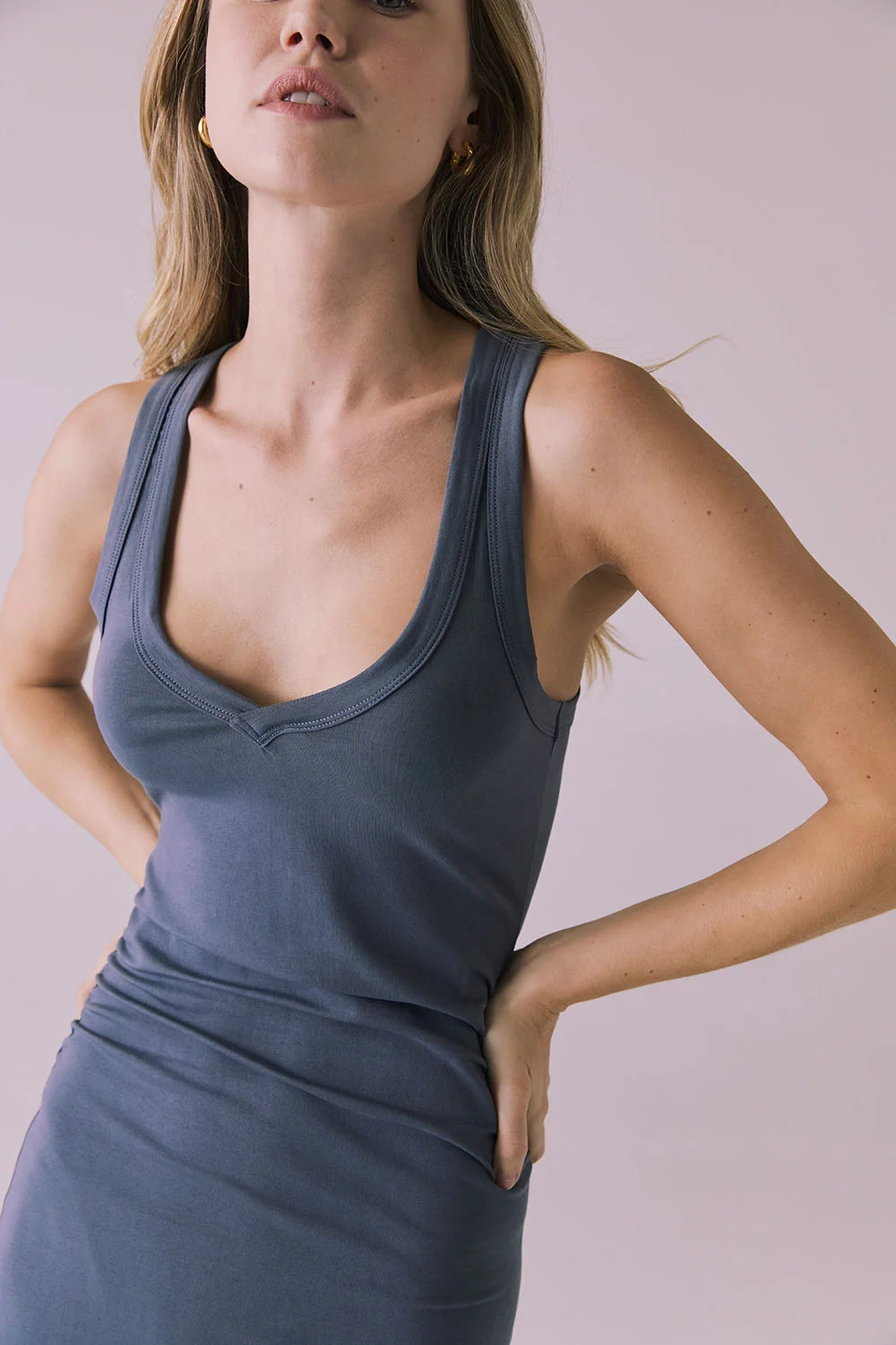 Aube Ruched Maxi Dress