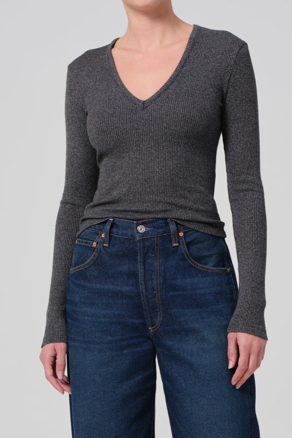 Equinox V-nk Rib Top