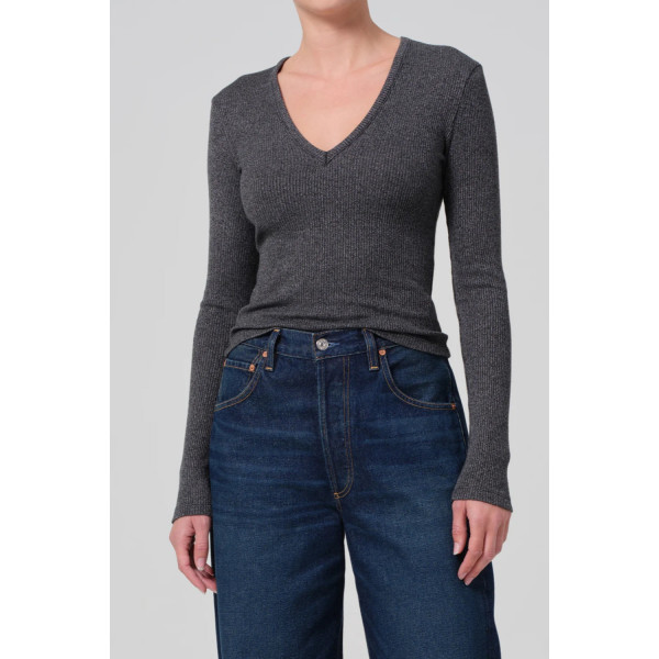 Equinox V-nk Rib Top