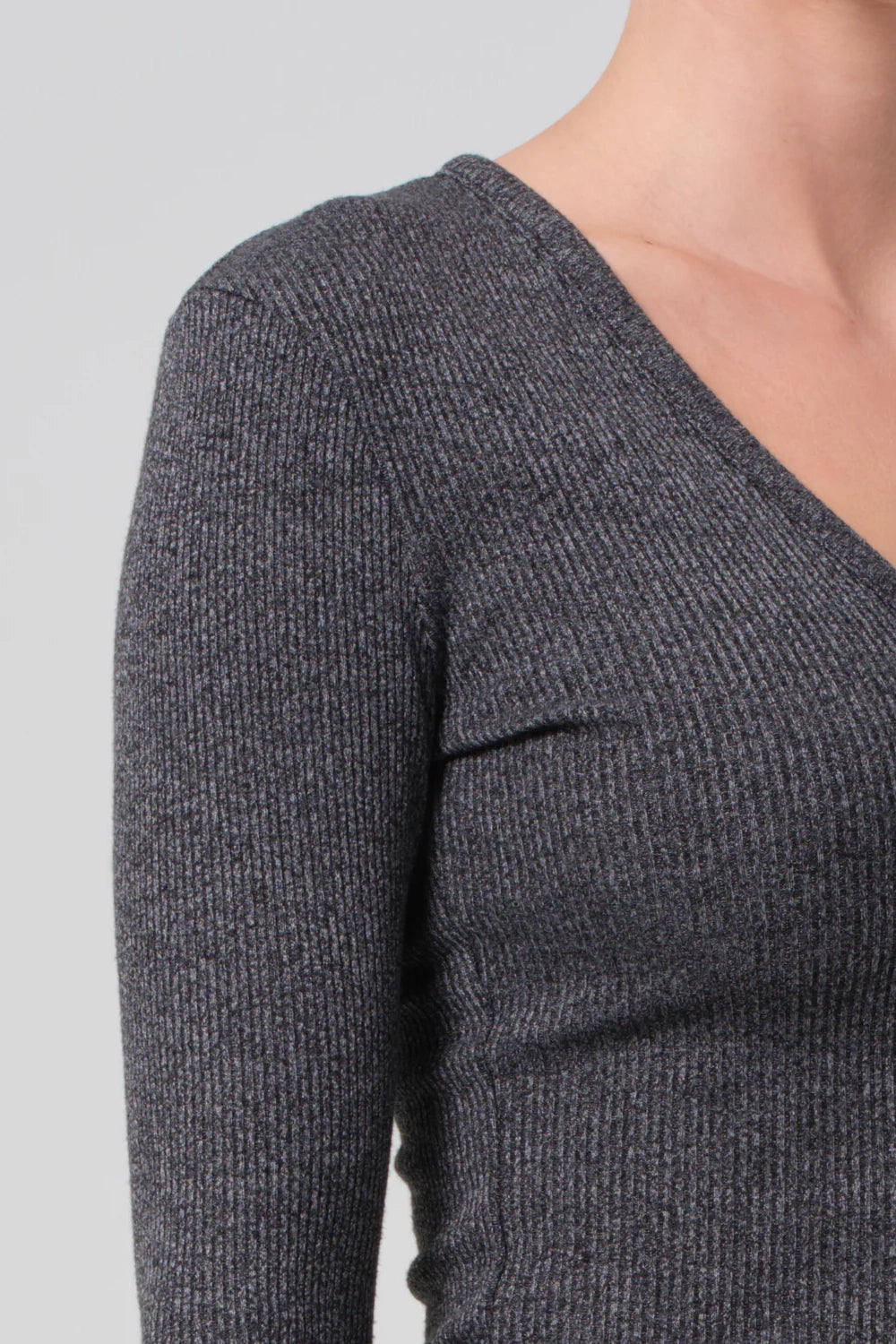 Equinox V-nk Rib Top