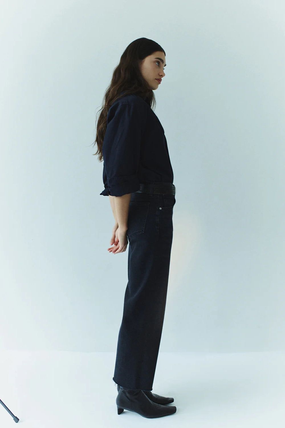 Folio Aura Wide Leg Crop Jean