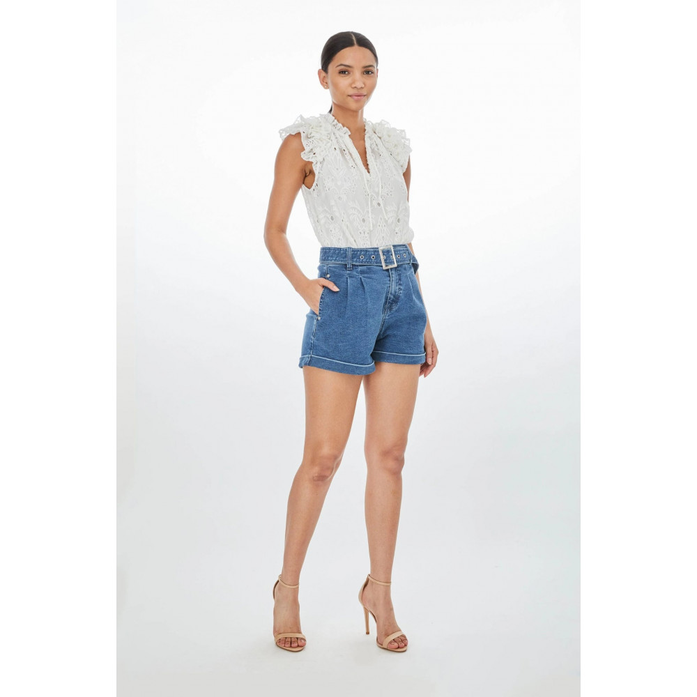 Rose Embroidered Top