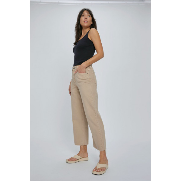 Fleet Crop Wide Leg Jean