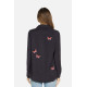 Clover Soie Butterfly Button Down