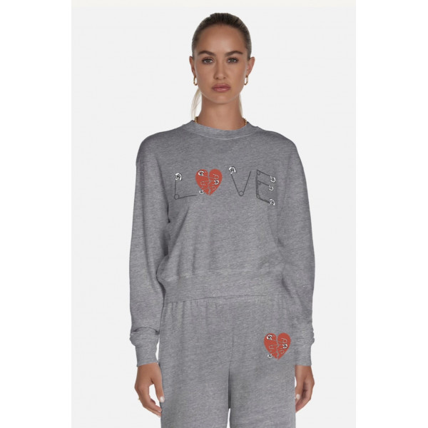 Copper Safety Pin Sweatshirt