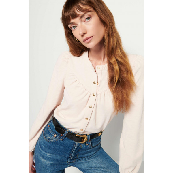 Zaffiro Destino Yoke Snap Top