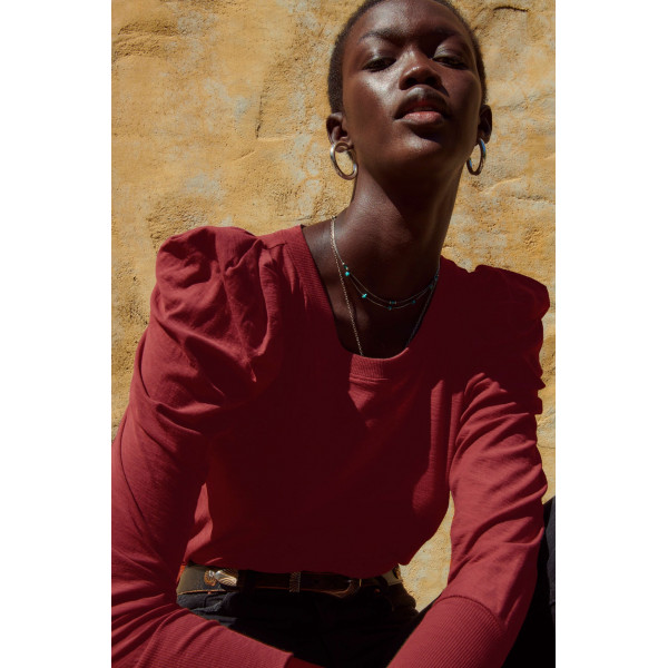 Soft Puff Sleeve Top