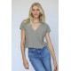 Belleza V Neck Tee