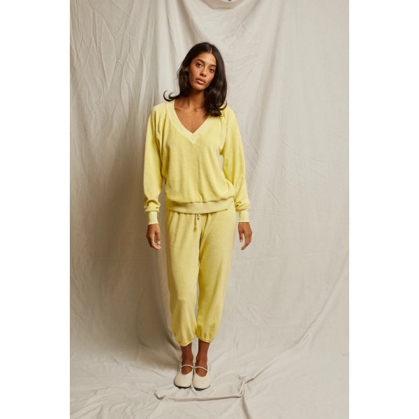Bellezza Rush Terry V Neck Sweatshirt
