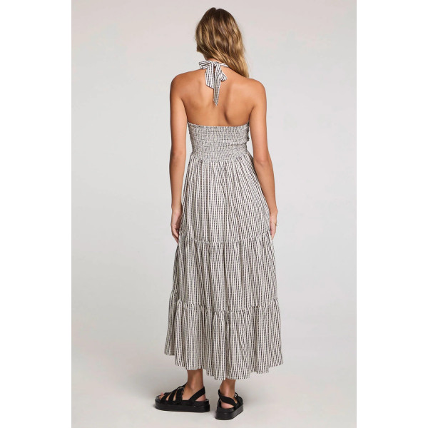 Blend Pulse Halter Midi Dress