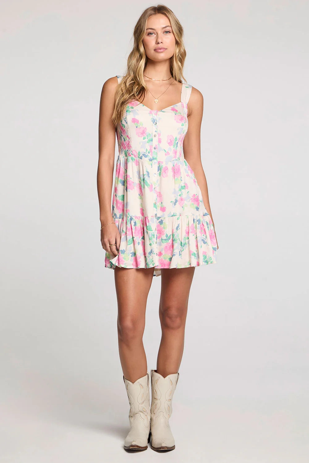Meriggio Floral Mini Dress