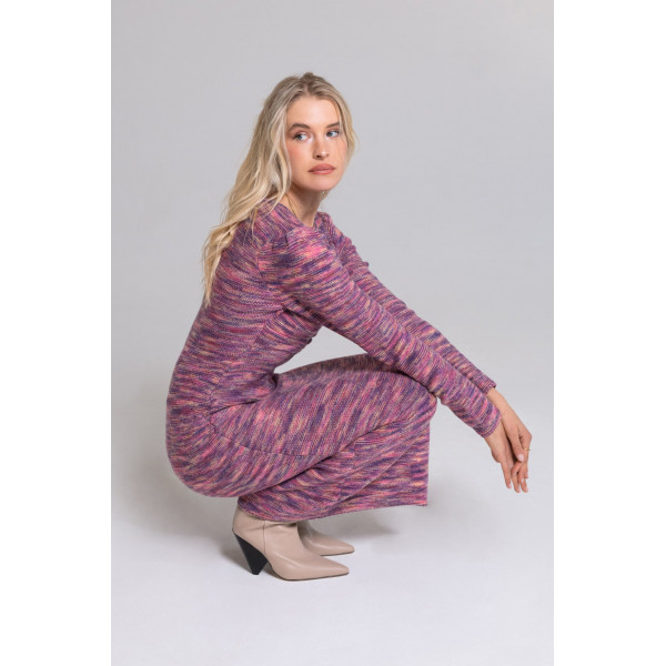 Espoir Space Dye Sweater Dress