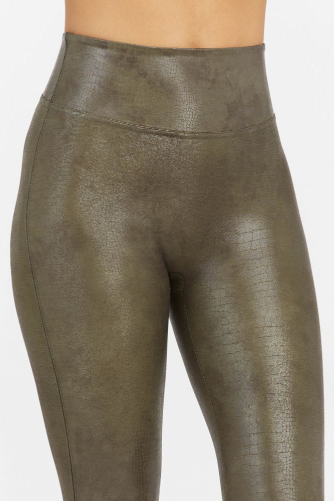 Fascino Leather Croc Shine Legging