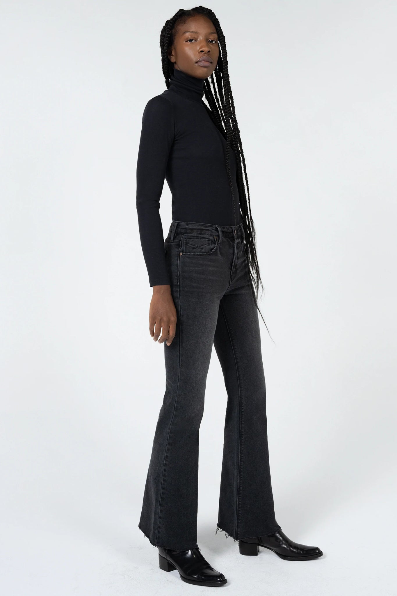 Radiant Soie High Rise Flare Jean
