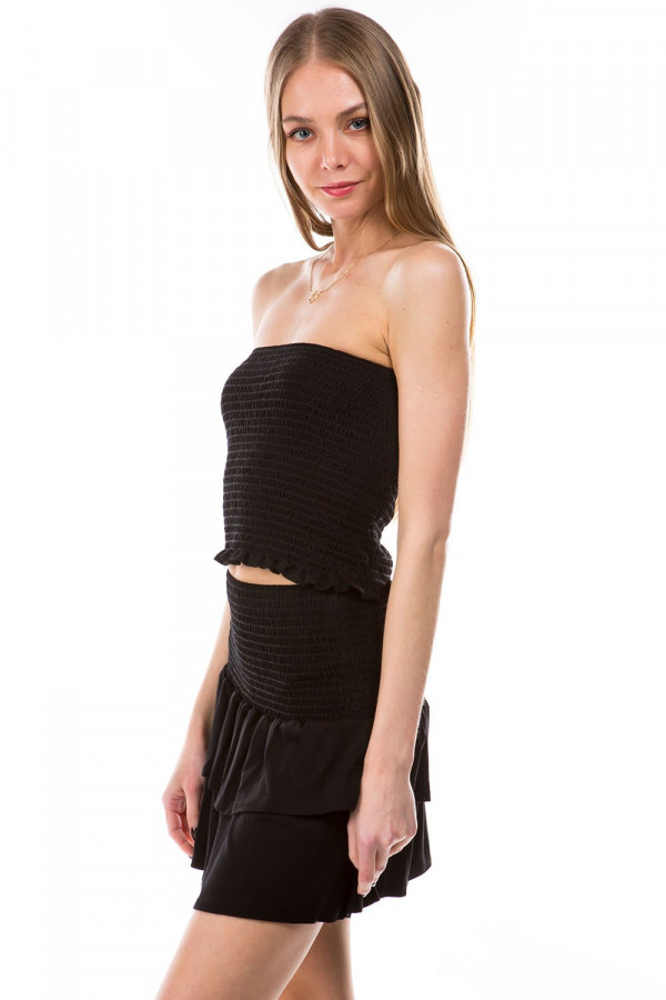 Frost Smock Tube Top