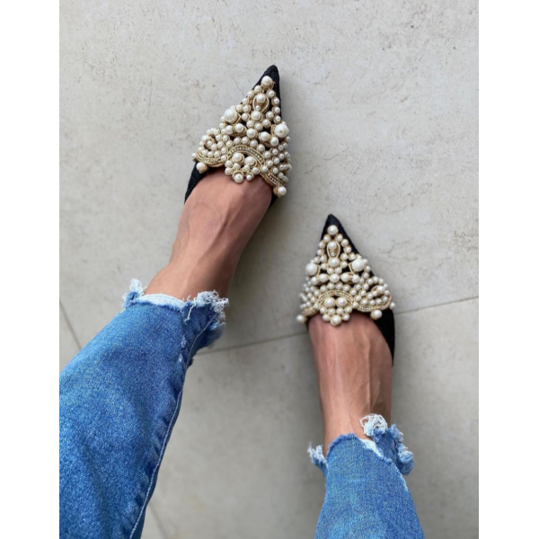Sunset Vida Pearl Embellished Heels