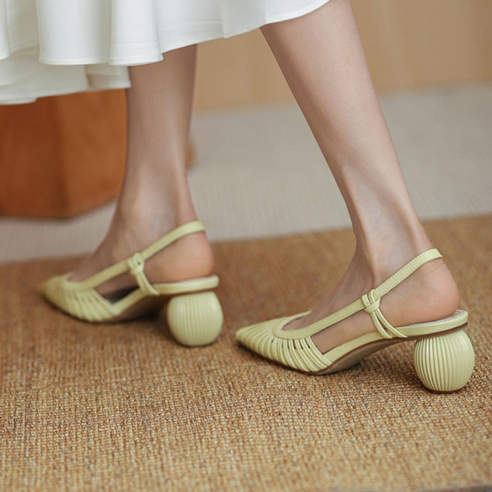 Silk Symmetry Sandals
