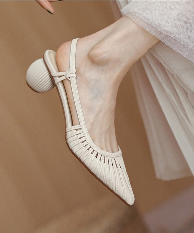 Silk Symmetry Sandals