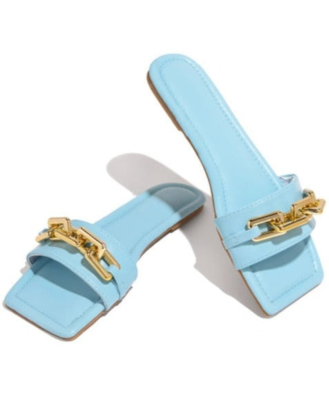 Glimmer Chain Slippers